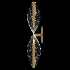 Bract Gold acrylic lamp - Thumbnail 1