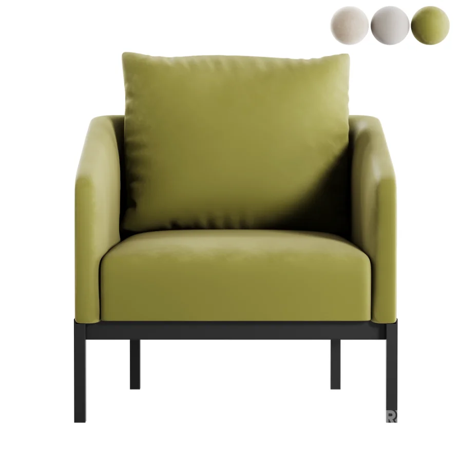 EMMA Armchair By HC28 Cosmo Image 2