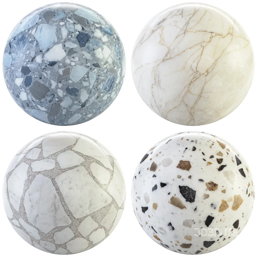 Stone 148 (Palladiana Carrara, Terrazzo, Luxury Marble) Image 1