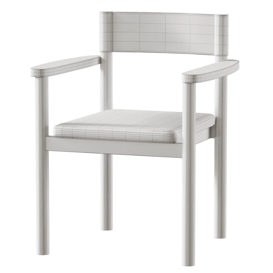 Capri Dining Arm Chair Stackable Image 5