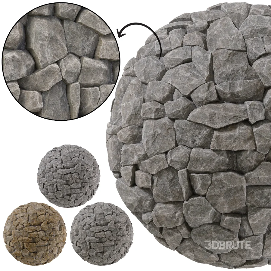 Stone Wall 39 (Seamless) Image 4