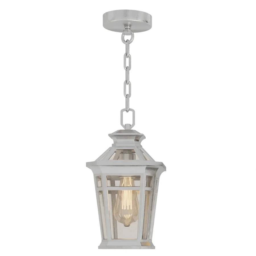 Black Outdoor Pendant Light Image 2