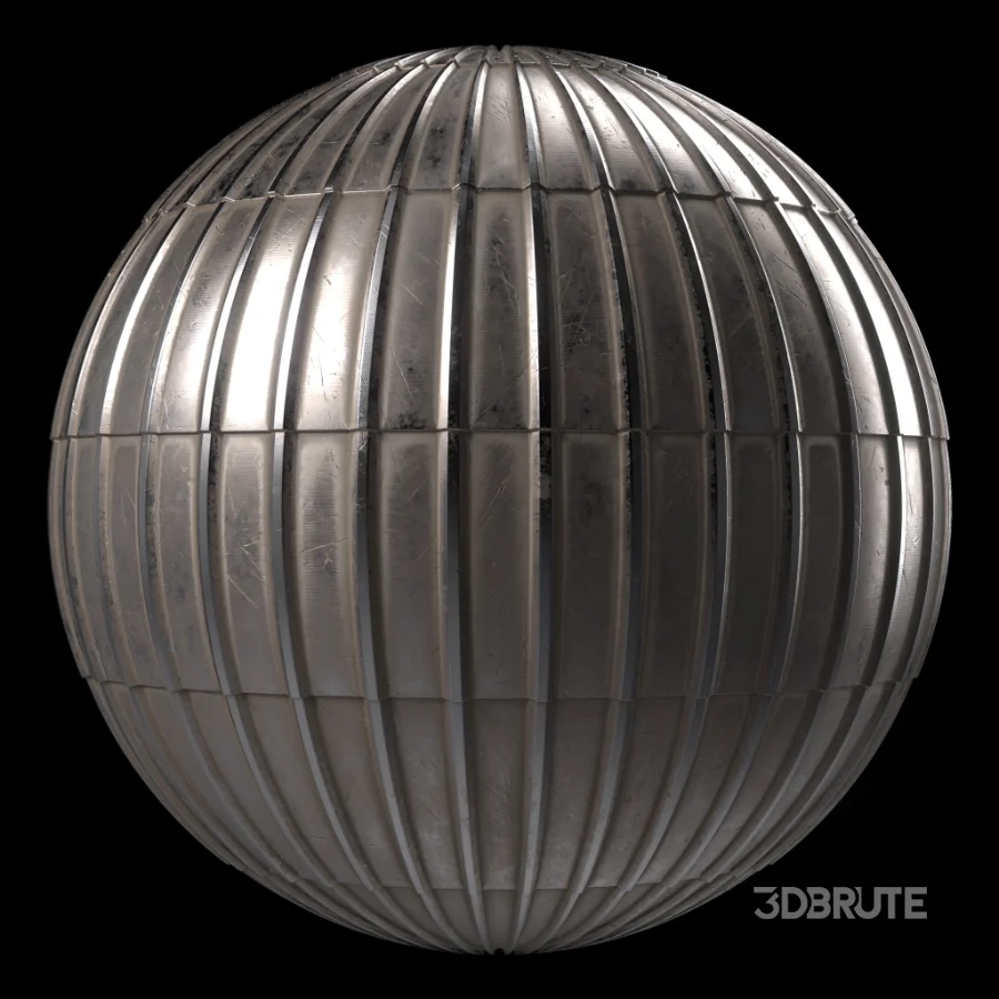 D250 Metal Roofing – Pbr 4k Seamless Image 1