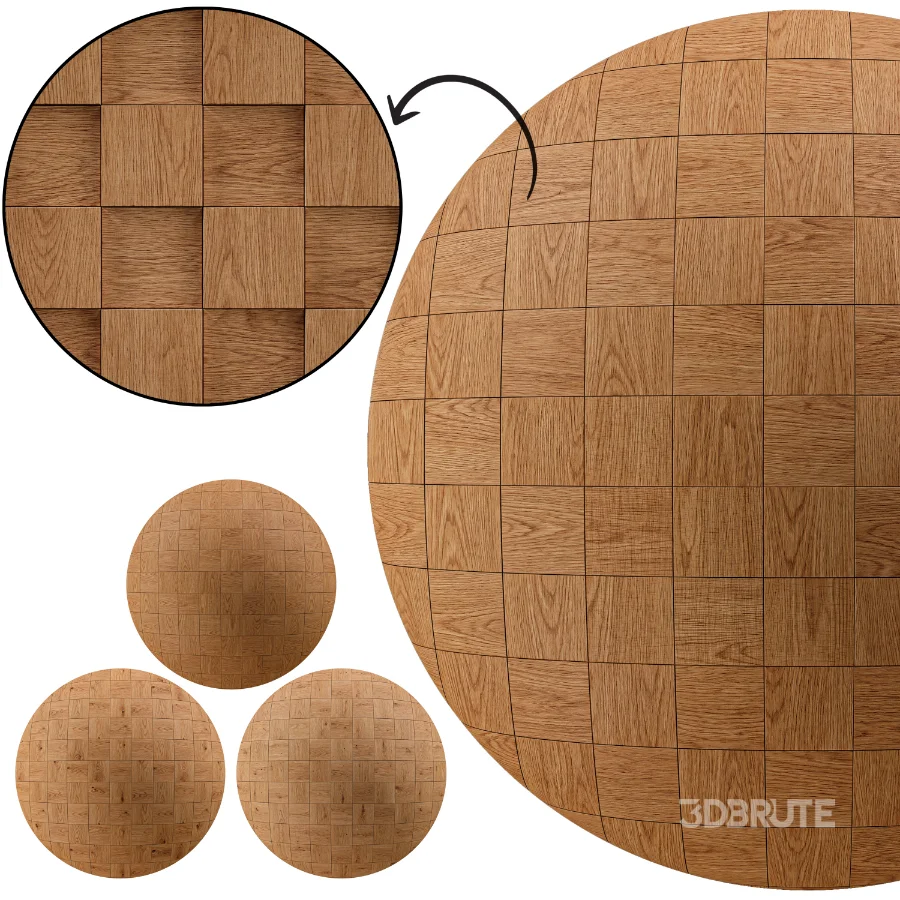 Wood Wall Tile 02 (Seamless) Image 1