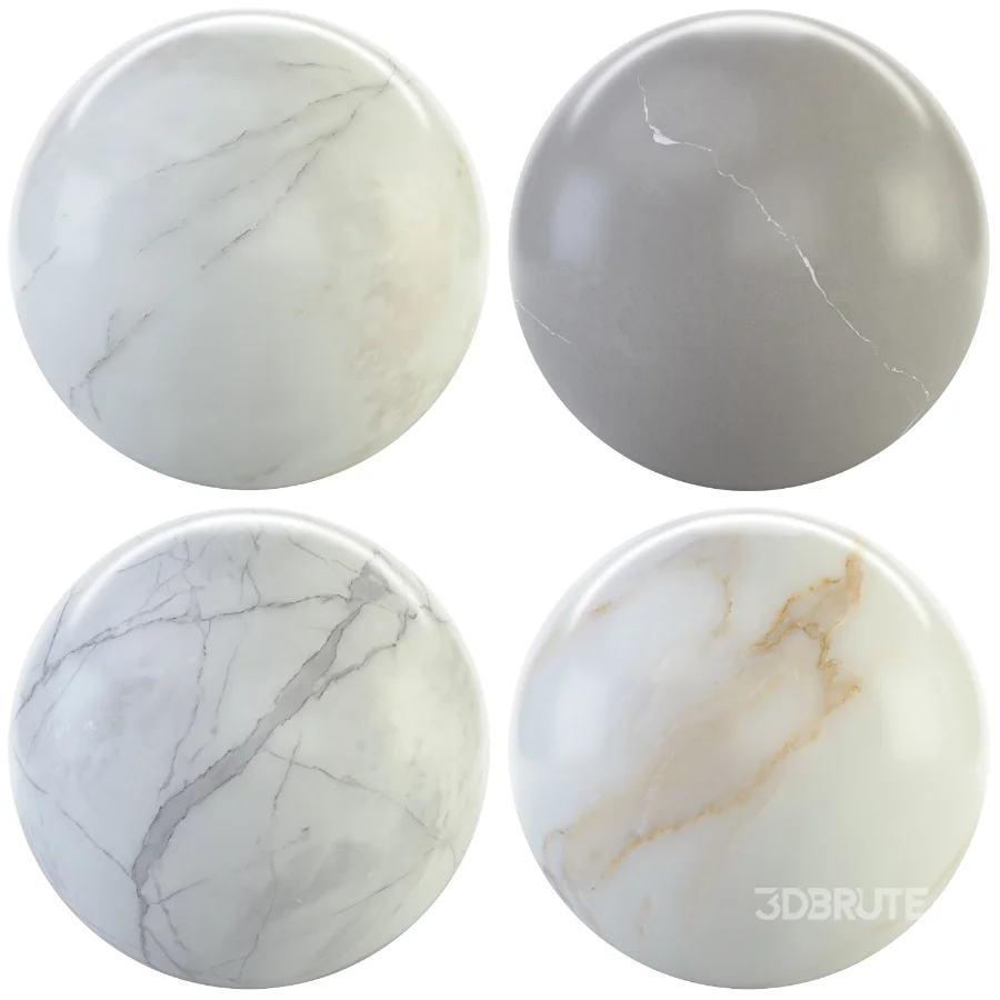 Stone 152 (Statuario Extra, Calacatta, Alpi, Gray) Image 2
