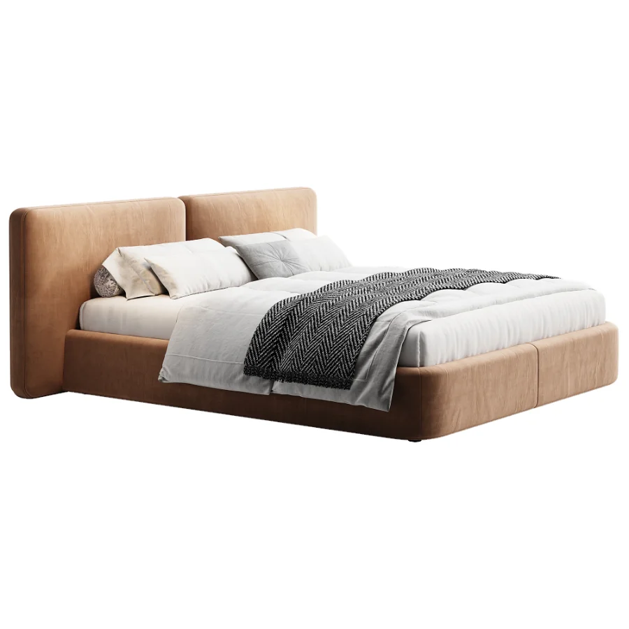 Tadao Double Bed By lavsit Image 2