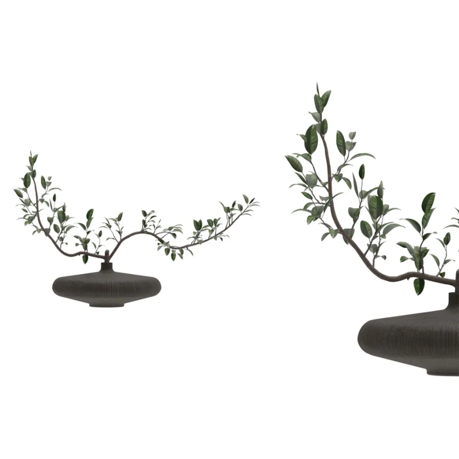 bouquet of plant decor-set001 Image 2