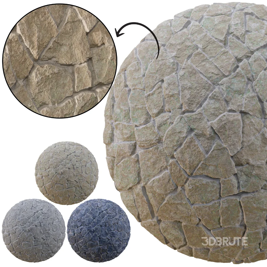 Stone Wall 41 (Seamless) Image 1