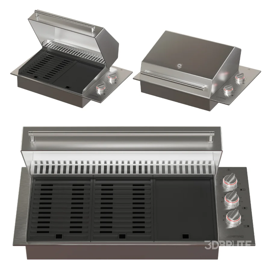 SMEG Electric Barbecue – 90cm – 120cm Image 1