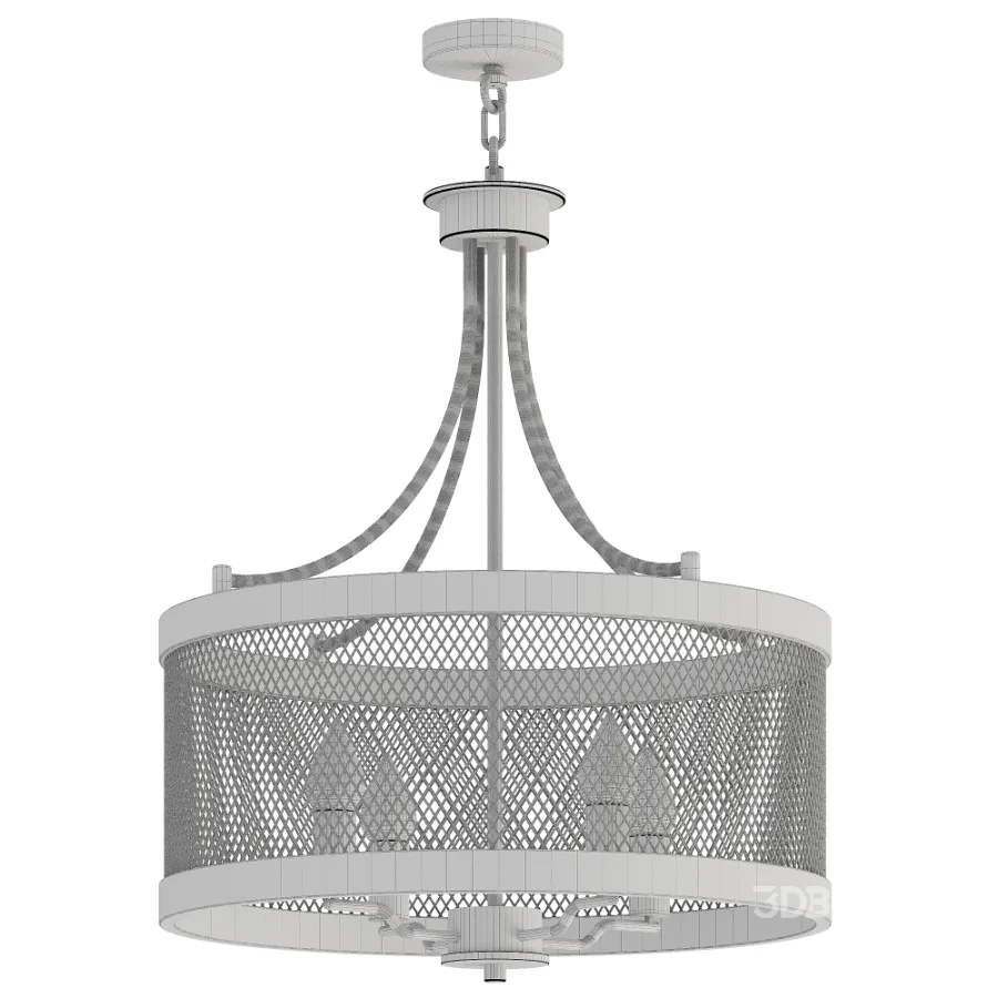 Candlestick Cage Chandelier Image 4