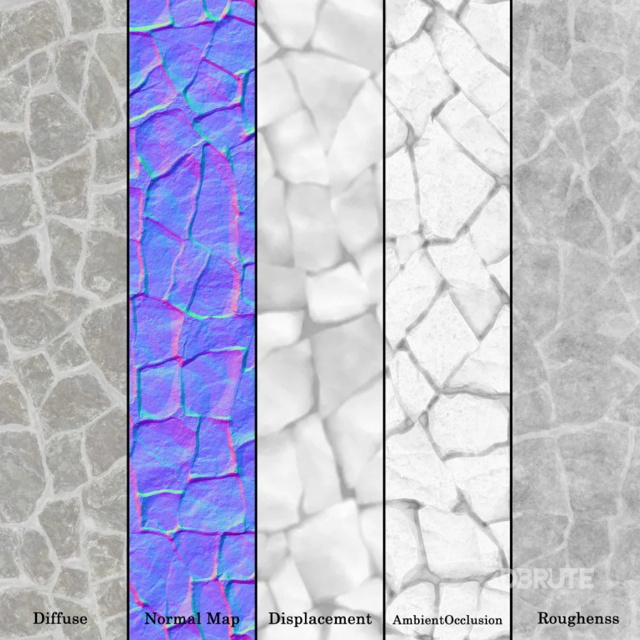 Stone Wall 41 (Seamless) Image 6
