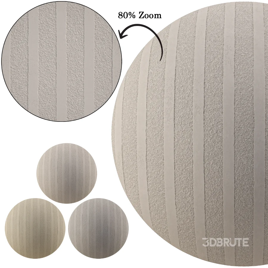 Striped Stucco 06 (Seamless) Image 1
