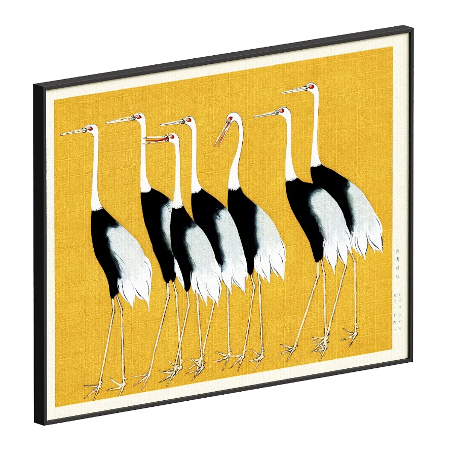 Stork Vintage Wall art Image 2
