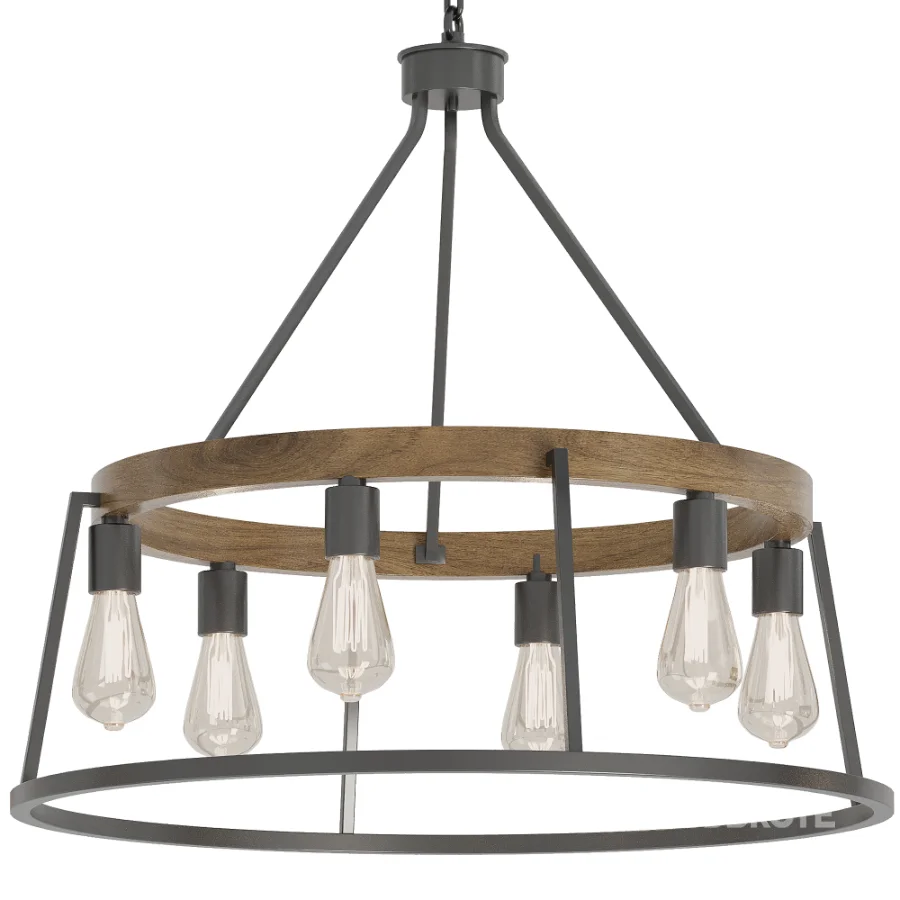 Industrial Chandelier Image 2