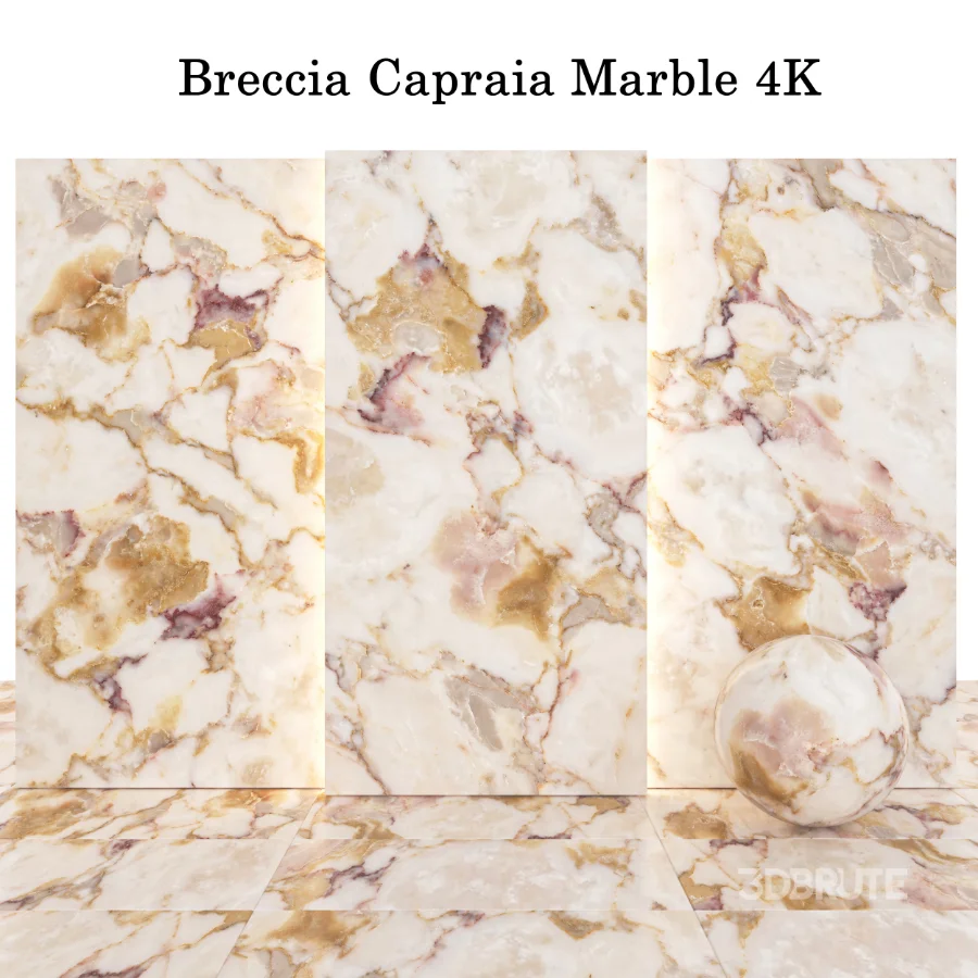 Stone151 (Breccia Capraia, Calacatta Borghini, onyx, Carrara) Image 7