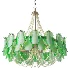 Blush Pink Petal Glass Chandelier - Thumbnail 1