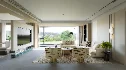 Modern living room and dining room tea-room hallway interior scene - Thumbnail 5