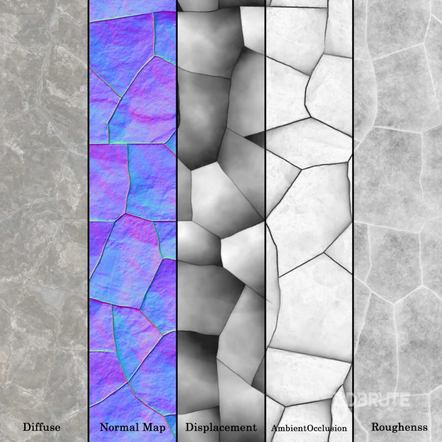 Stone Wall 37 (Seamless) Image 6
