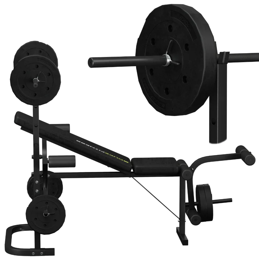 Duke Fitness Dumbbell Bench Set Image 3