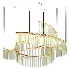 Glass_Ribbon_Shape_Chandelier - Thumbnail 1