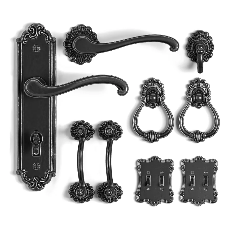 Soleil Baroque Door Hardware Collection – 03 Image 1