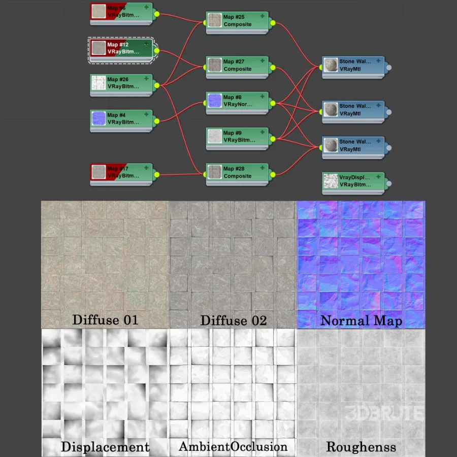 Stone Wall 61 (Seamless) Image 7