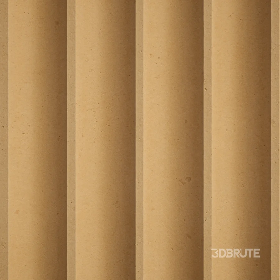 Fluted Wall 02 (Seamless) Image 5