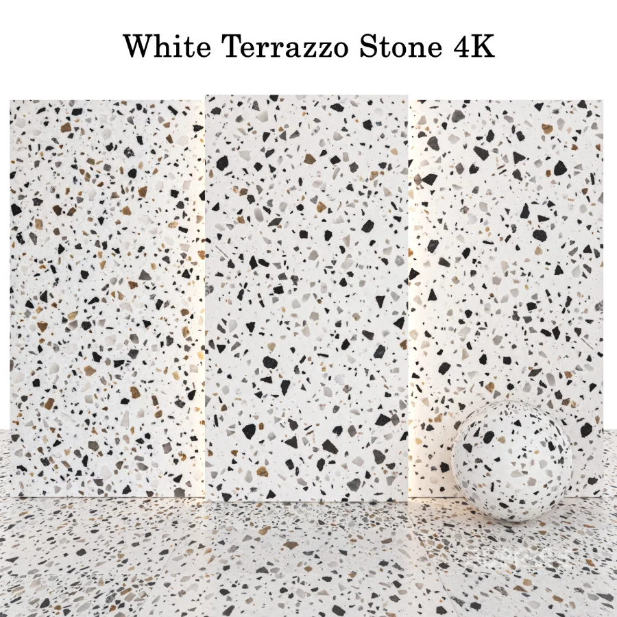 Stone 148 (Palladiana Carrara, Terrazzo, Luxury Marble) Image 2