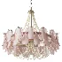 Blush Pink Petal Glass Chandelier - Thumbnail 4