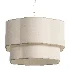 Light Linen Drum Dimmable Chandelier - Thumbnail 3