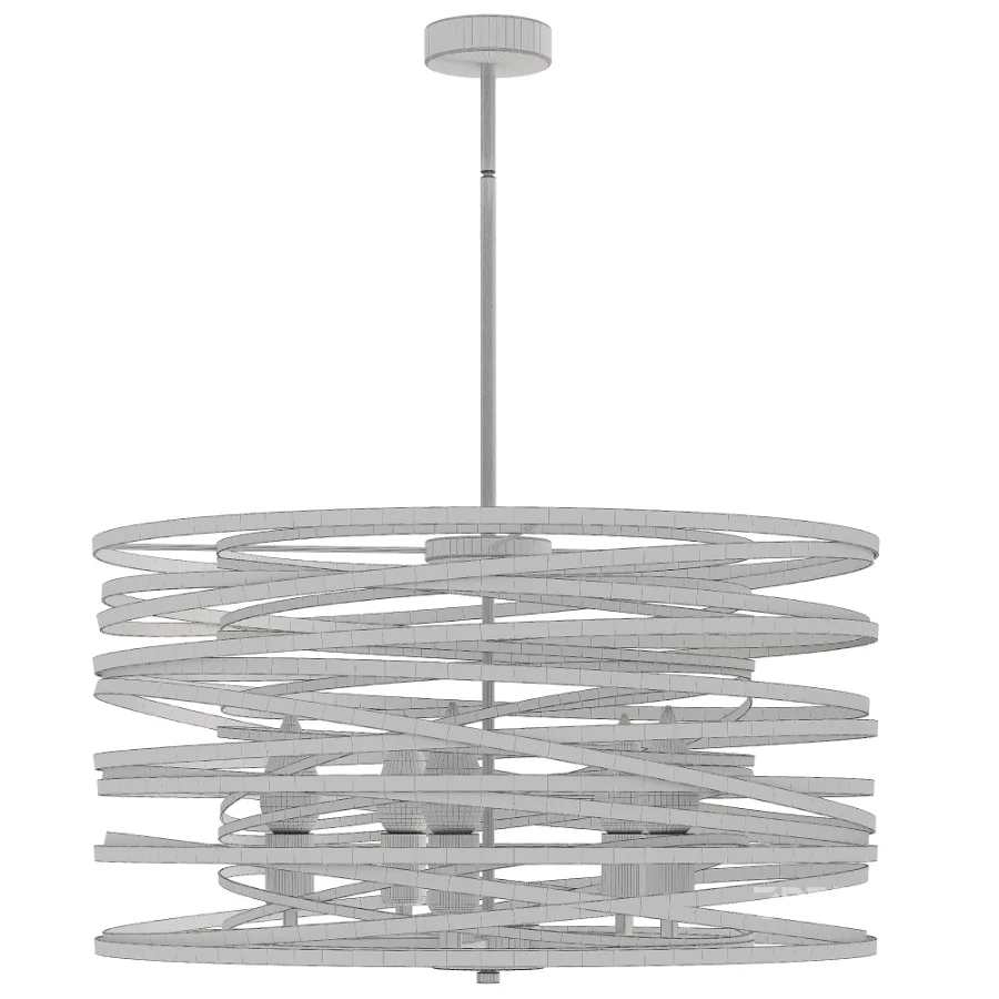 Walnut Metal Cage Design Light Image 4