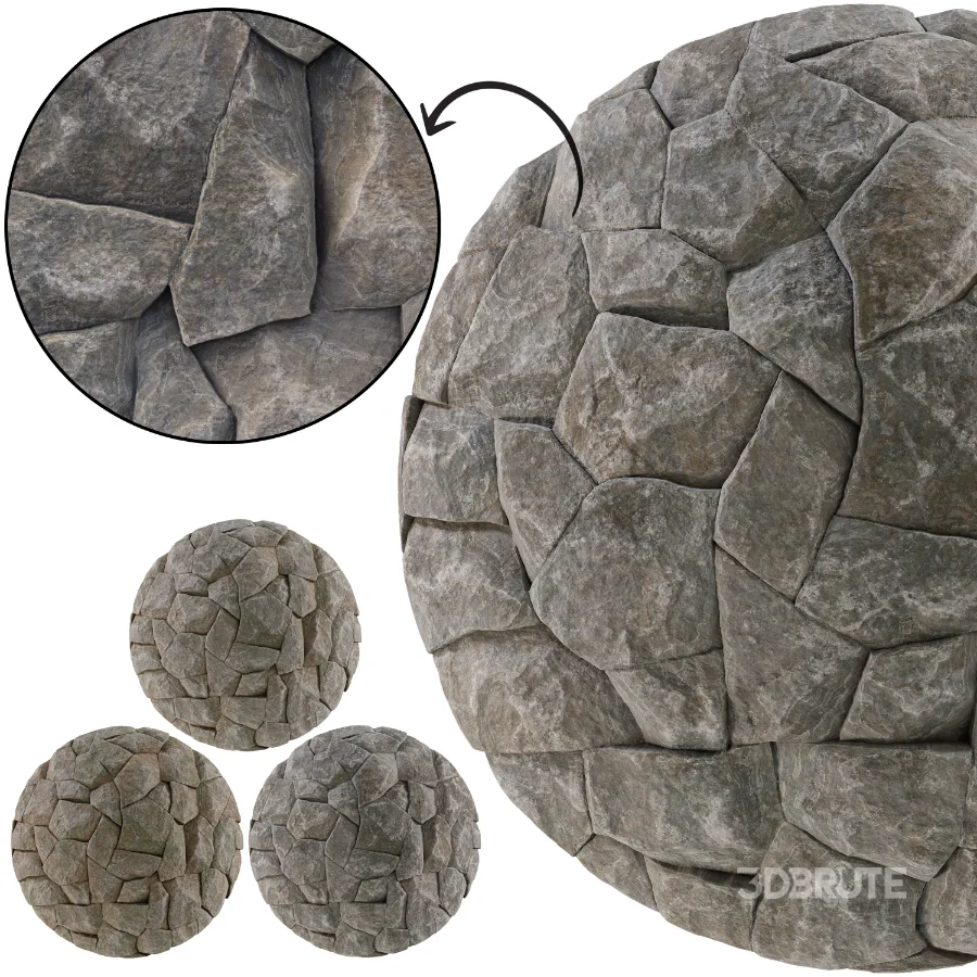 Stone Wall 60 (Seamless) Image 1