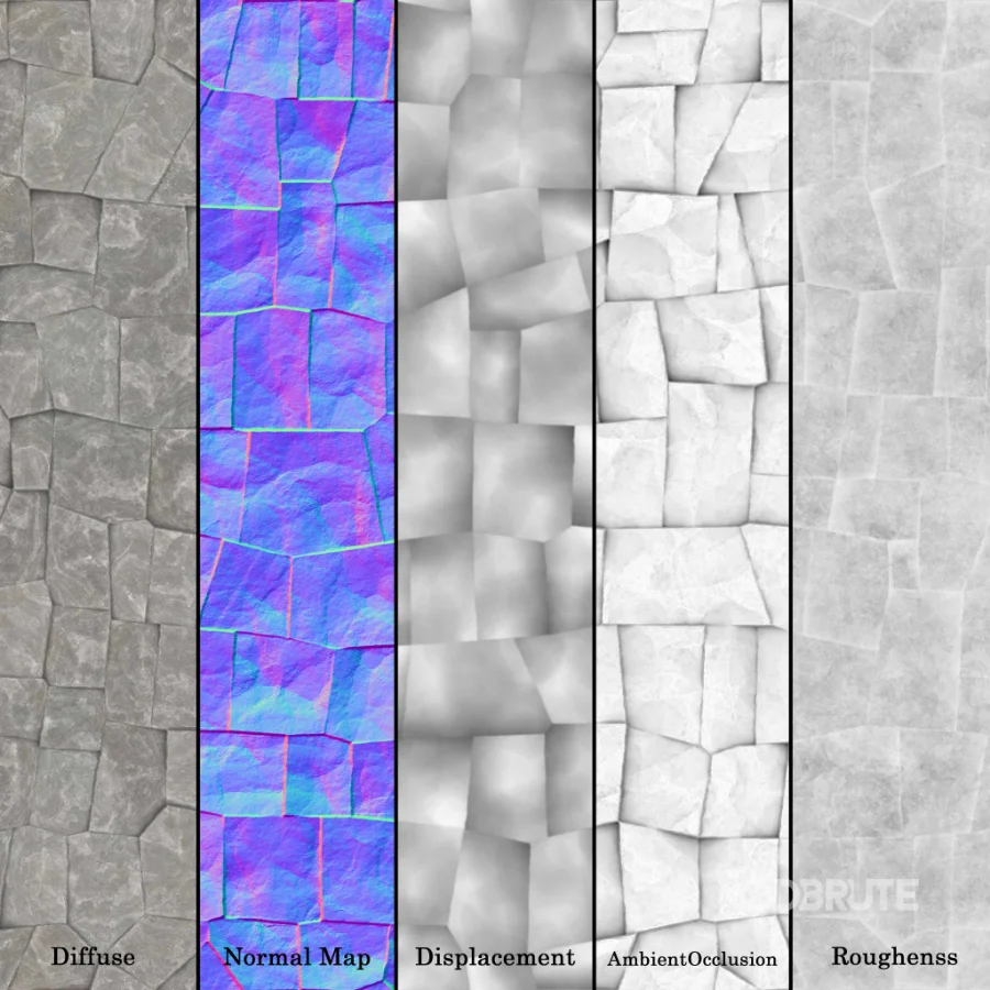 Stone Wall 53 (Seamless) Image 7