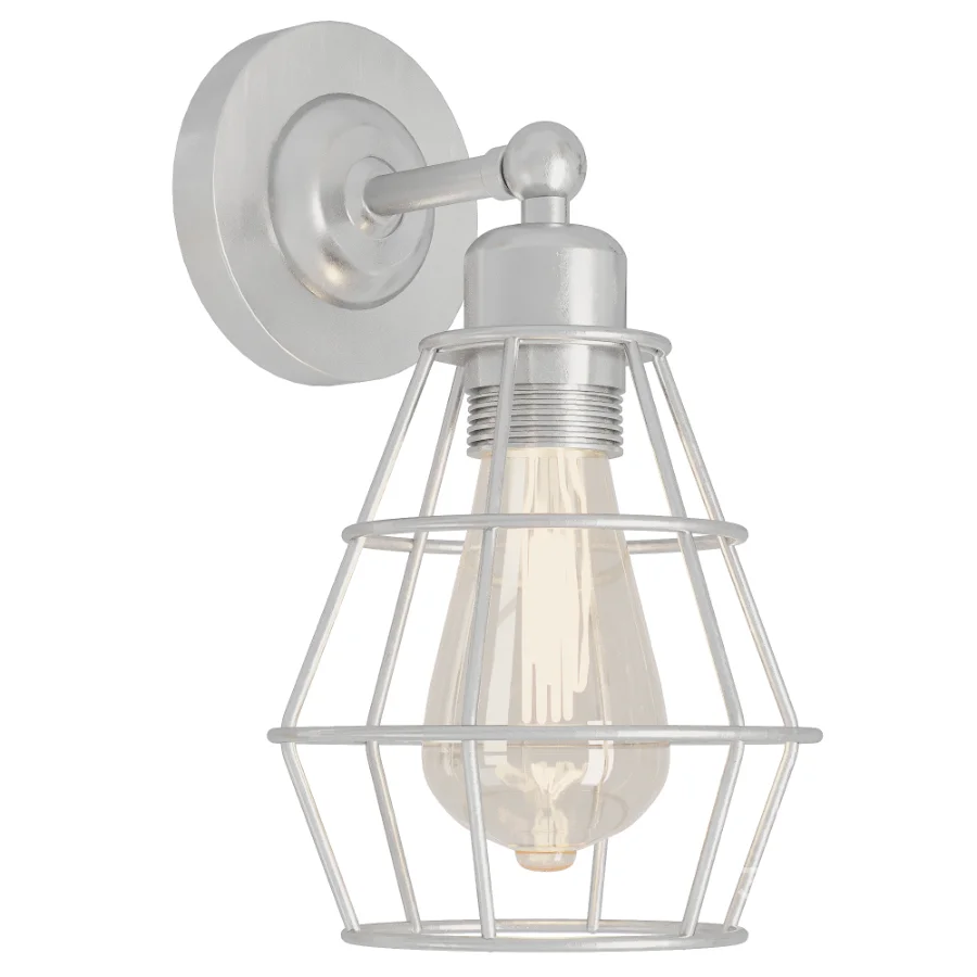 Wire Cage Wall Lamp Image 4