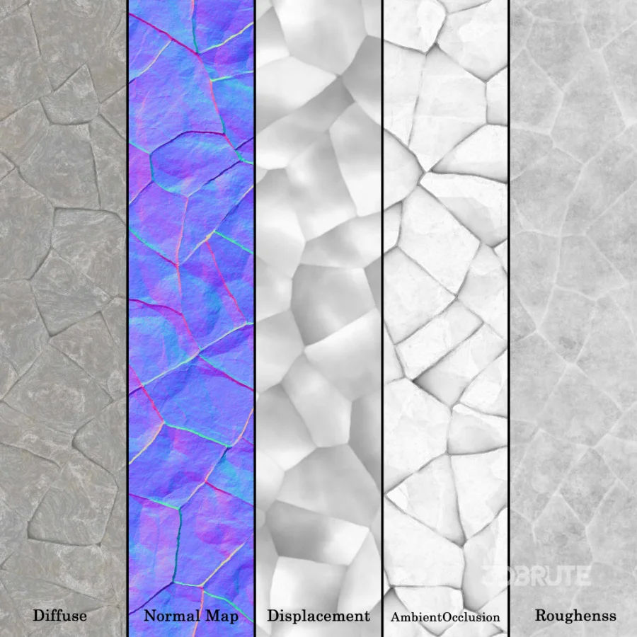 Stone Wall 54 (Seamless) Image 1