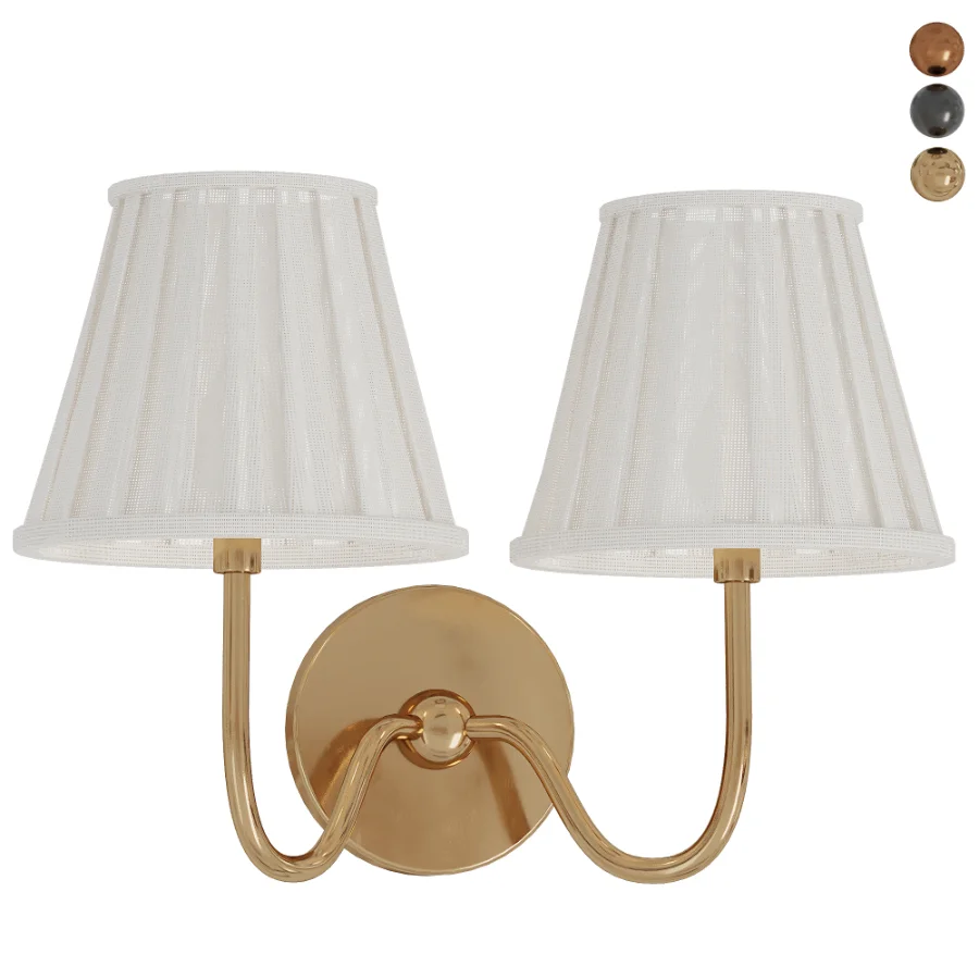 Luxurious double wall light Image 3