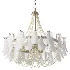 Blush Pink Petal Glass Chandelier - Thumbnail 3