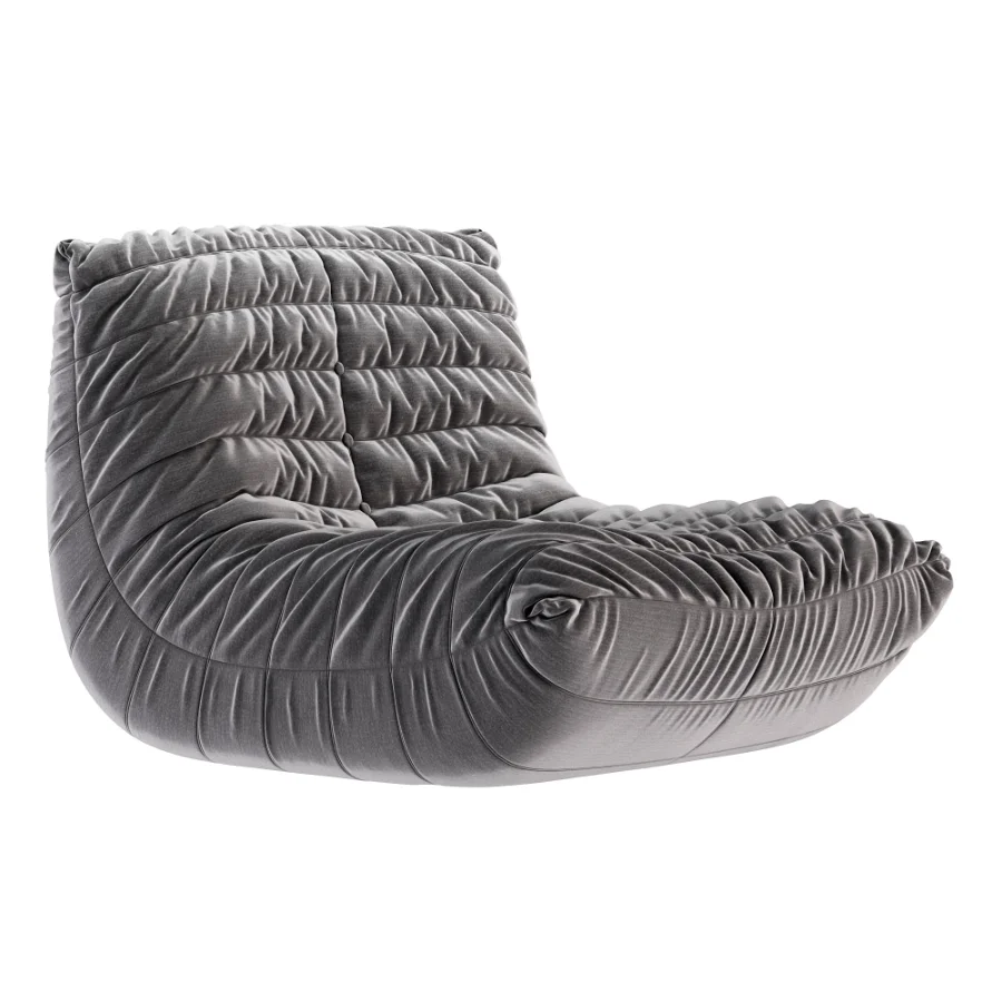 FRAMELESS CHAIR COCOON CHAIR GRAY Image 2