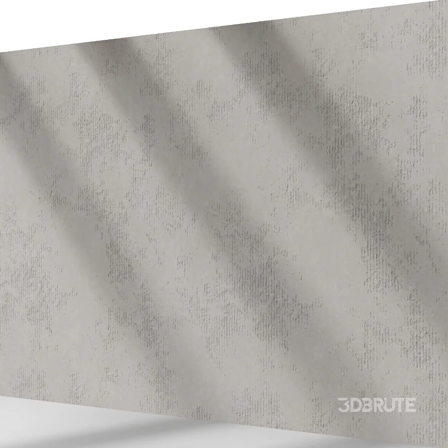 Concrete 16 – Damaged Ribbed Concrete Wall (Seamless) Image 5