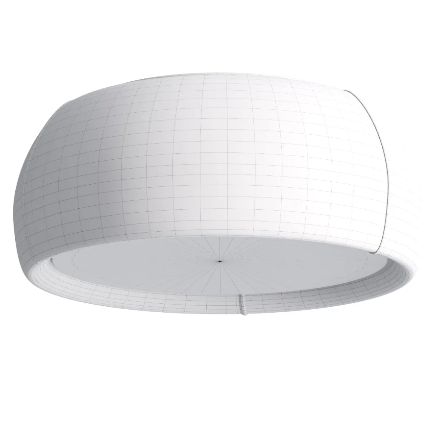 LedsC4 GONG LED fabric ceiling lamp Image 1