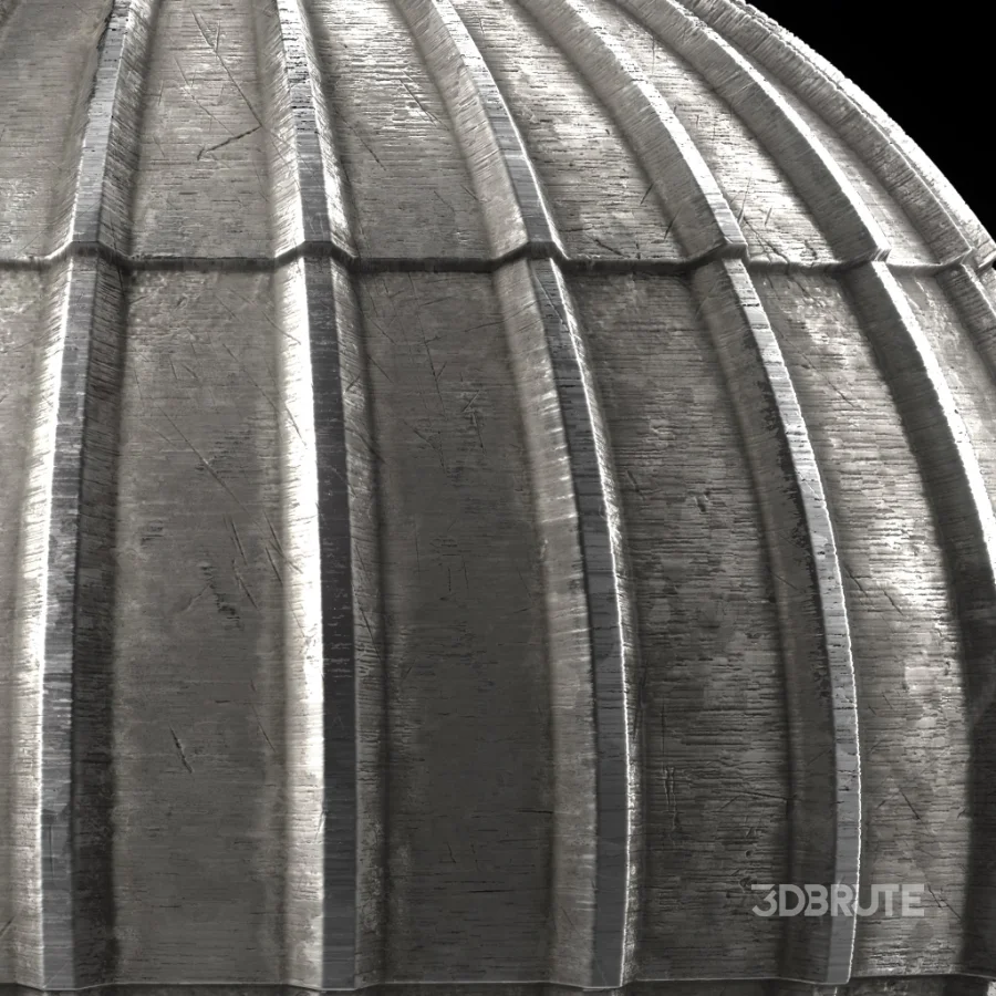 D252 Metal Roofing – Pbr 4k Seamless Image 4