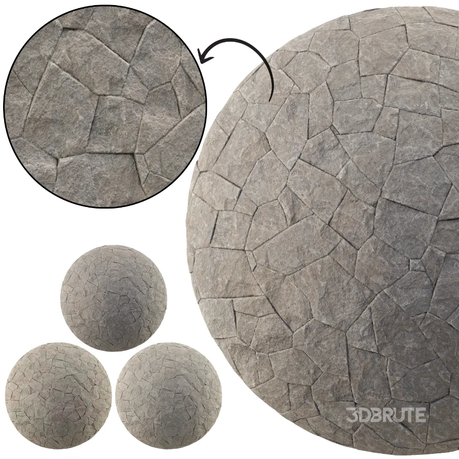 Stone Wall 46 (Seamless) Image 1