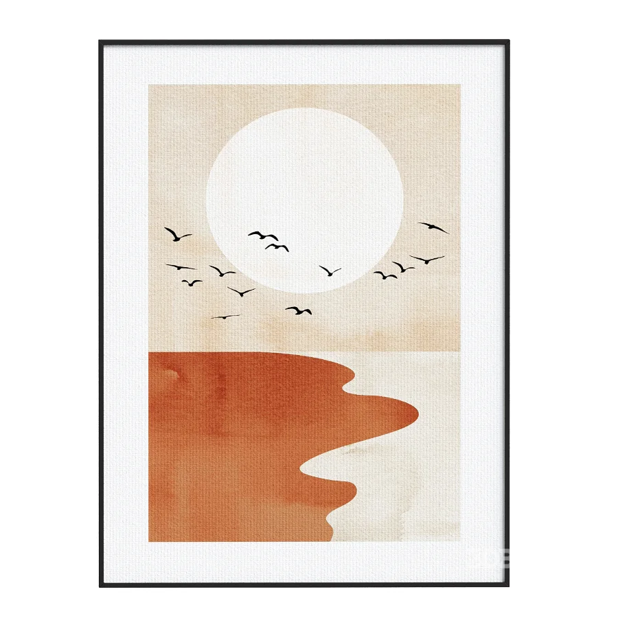 Sunset Beach Print Image 2