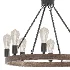 Wagon Wheel Chandelier - Thumbnail 4