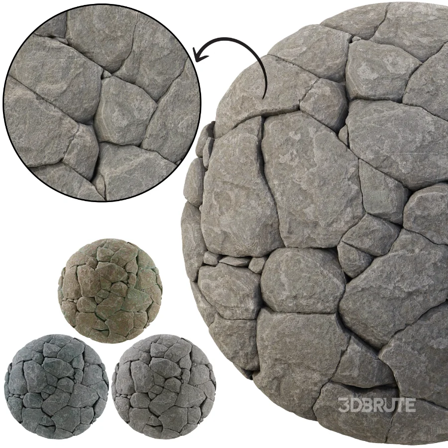 Stone Wall 43 (Seamless) Image 3