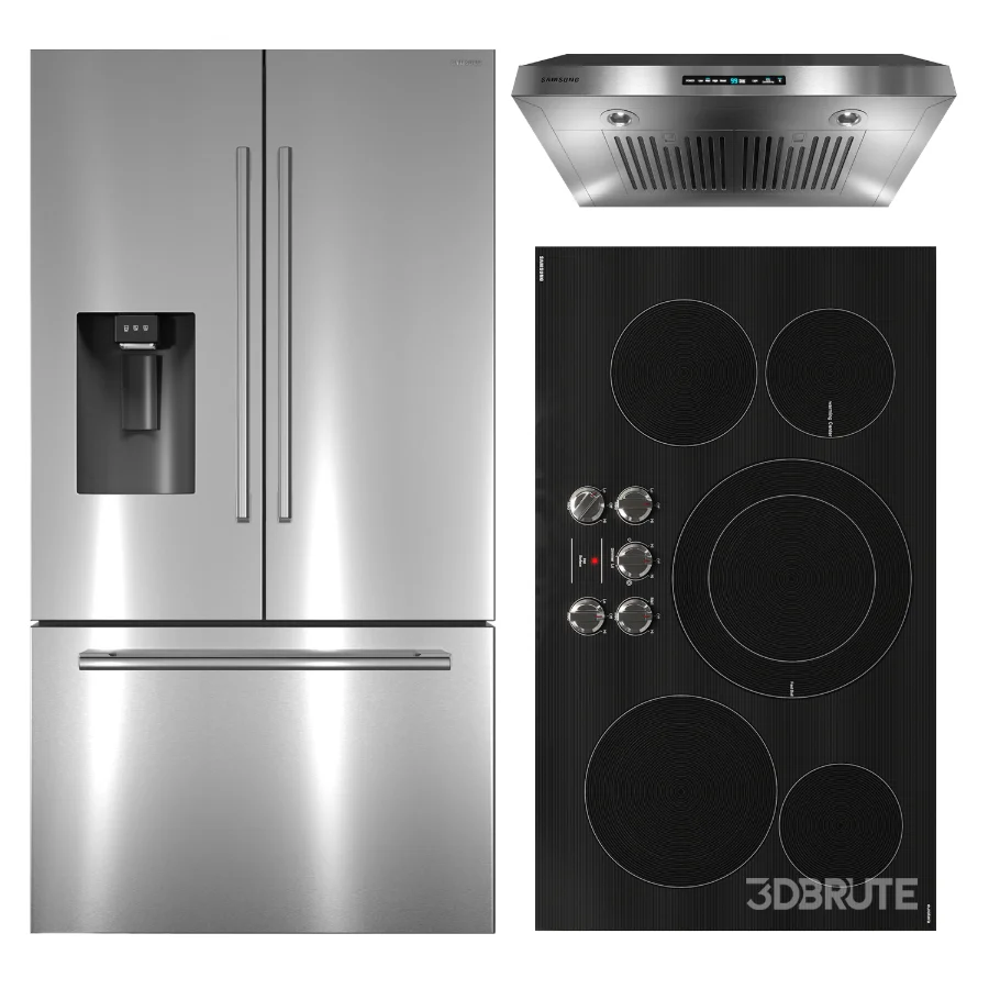 Samsung Kitchen Appliances Set 02 Image 1