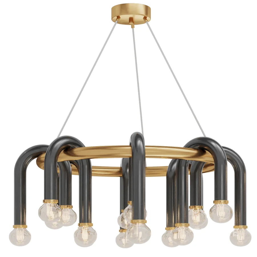 Whit Chandelier Image 1