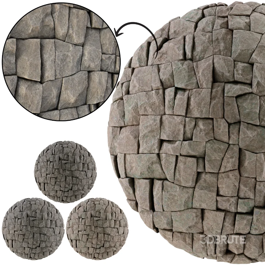 Stone Wall 56 (Seamless) Image 1