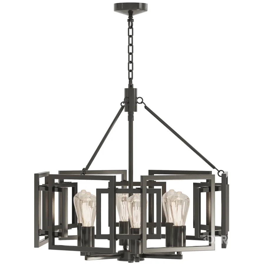 Drum Hollow Chandelier Image 2
