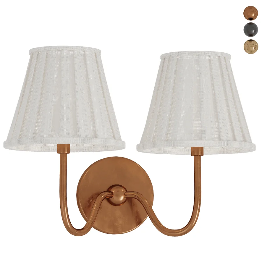 Luxurious double wall light Image 1